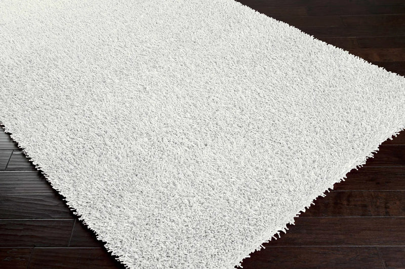 Browder 3x4 Solid Cream Shag Rug - Clearance by Boutique Rugs