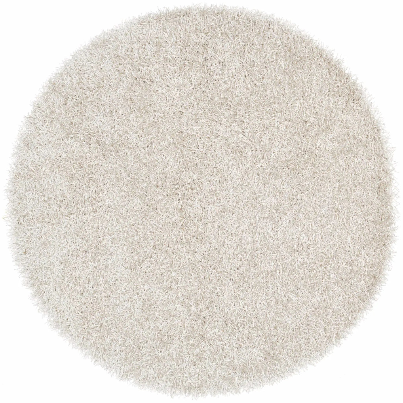 Browder 3x4 Solid Cream Shag Rug - Clearance by Boutique Rugs