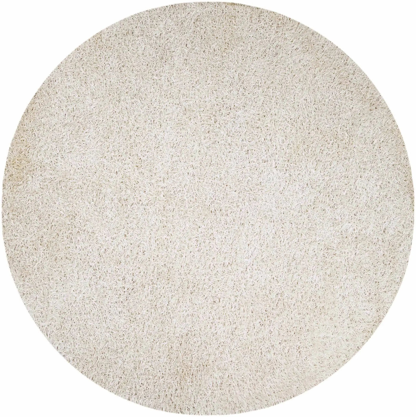 Browder 3x4 Solid Cream Shag Rug - Clearance by Boutique Rugs