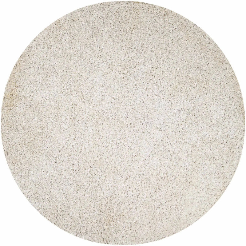 Browder 3x4 Solid Cream Shag Rug - Clearance by Boutique Rugs