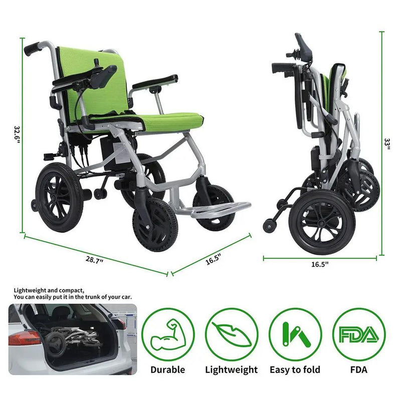 Pride D3-C 24V/10AH Electric Motorized Folding Wheelchair, 300W (SAK97523) by SAKSBY WHOLESALE