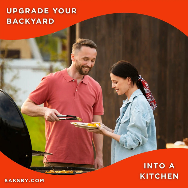 Primo Oval Large 300 Ceramic Kamado BBQ Grill W/ Stainless Steel Grates [PGCLGH] (SAK14871) by SAKSBY WHOLESALE