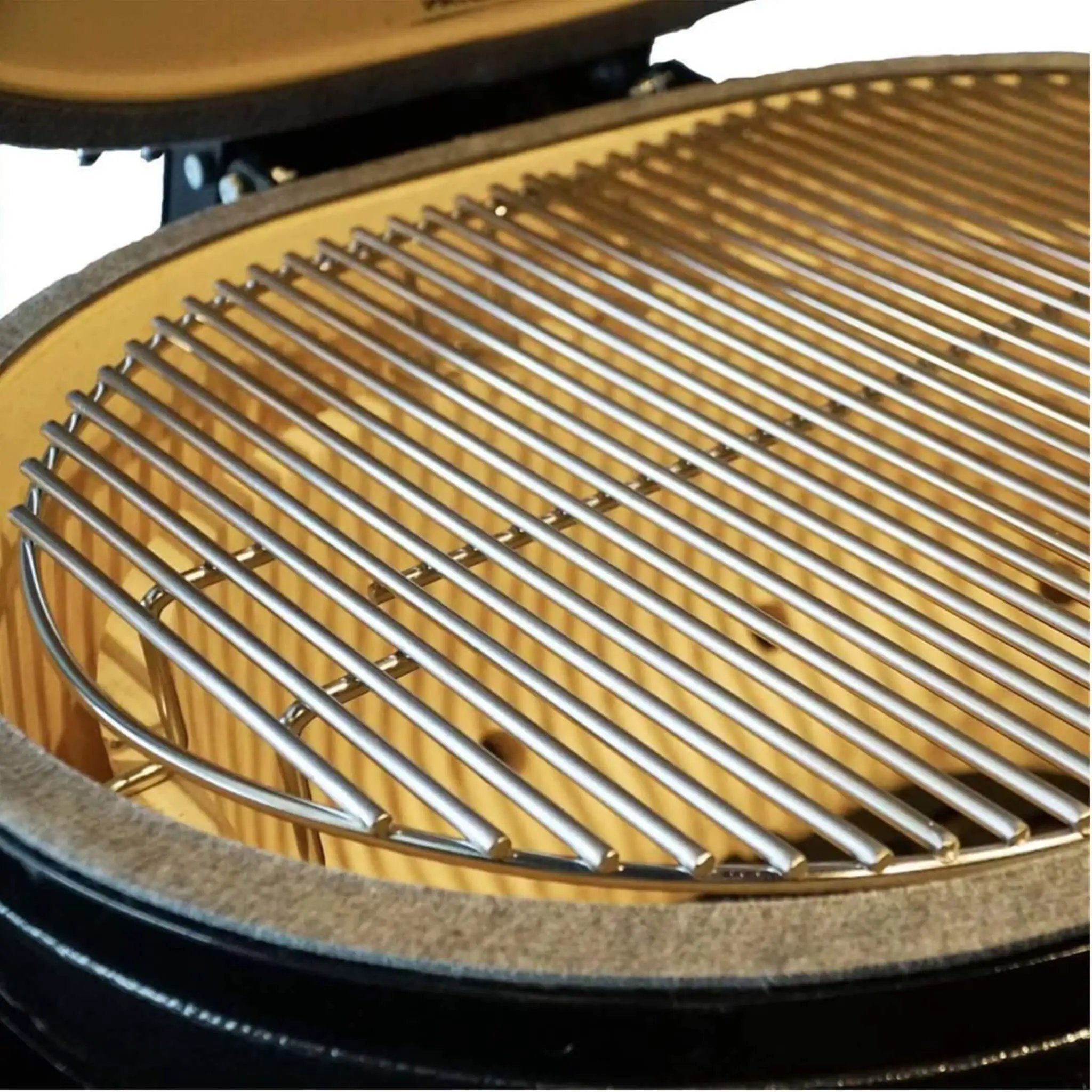 Primo Oval Large 300 Ceramic Kamado BBQ Grill W/ Stainless Steel Grates [PGCLGH] (SAK14871) by SAKSBY WHOLESALE