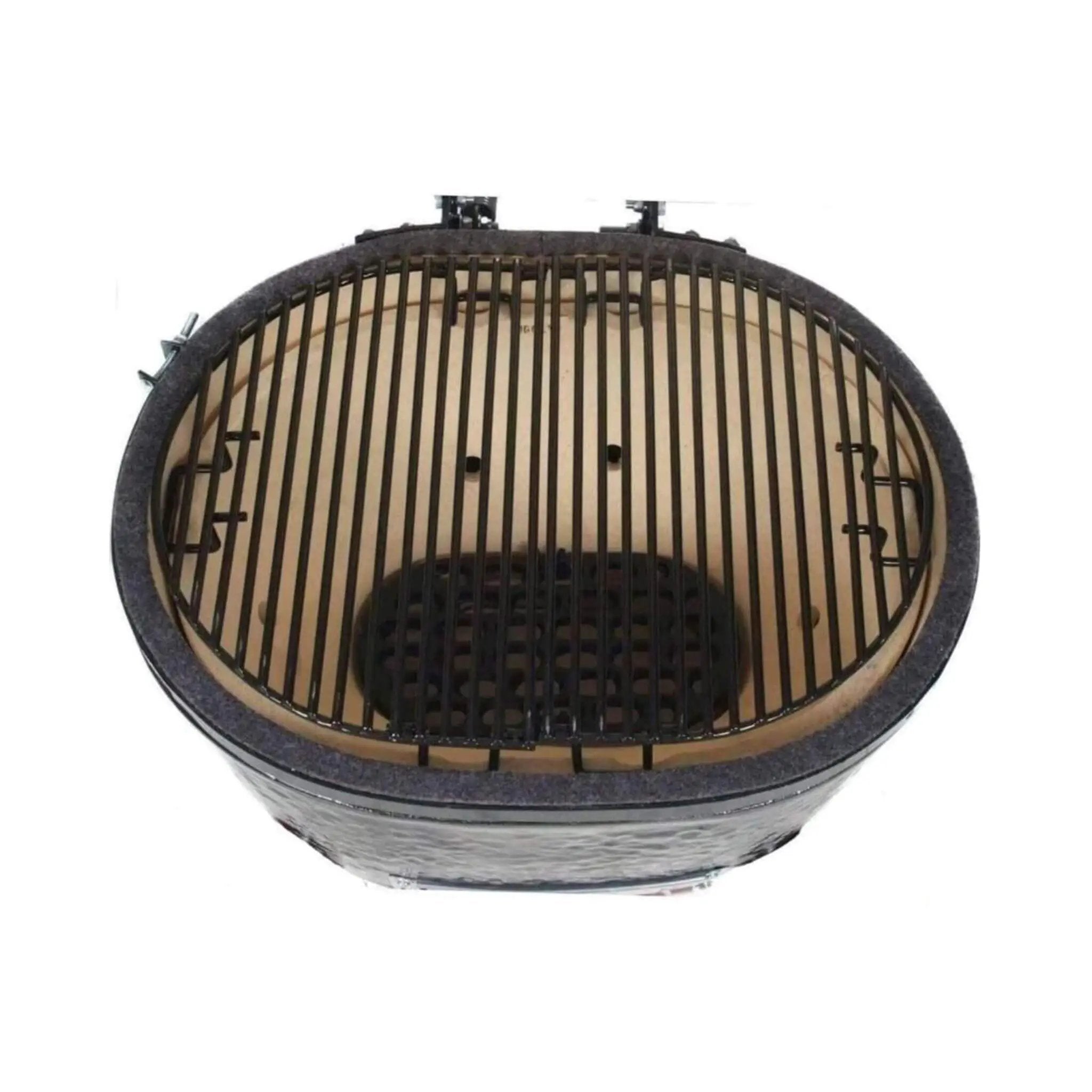 Primo Oval Large 300 Ceramic Kamado BBQ Grill W/ Stainless Steel Grates [PGCLGH] (SAK14871) by SAKSBY WHOLESALE