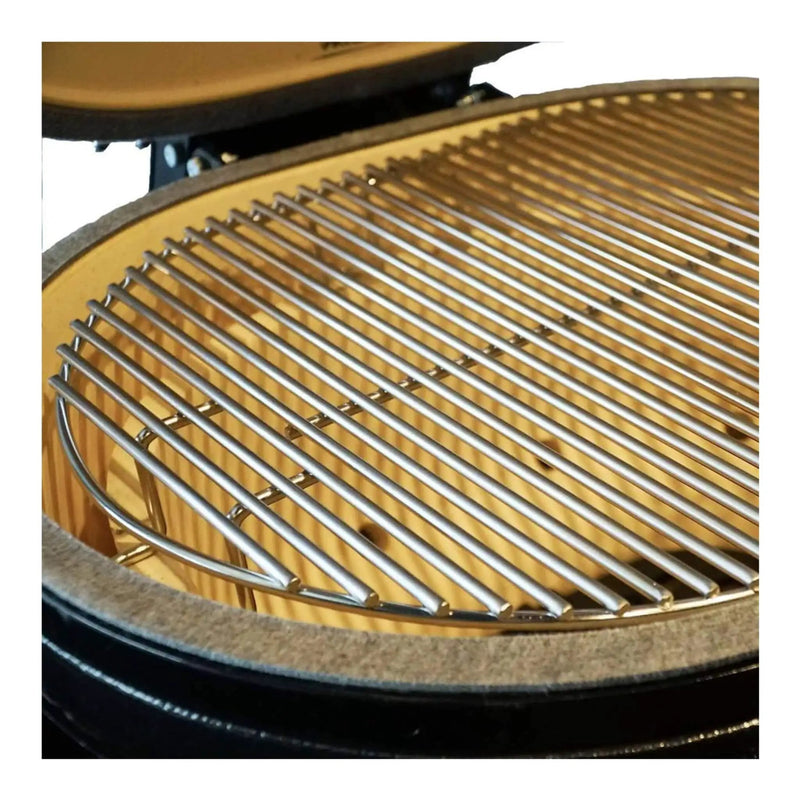 Primo Oval XL 400 Ceramic Kamado BBQ Grill W/ Stainless Steel Grates [PGCXLH] (SAK23100) by SAKSBY WHOLESALE