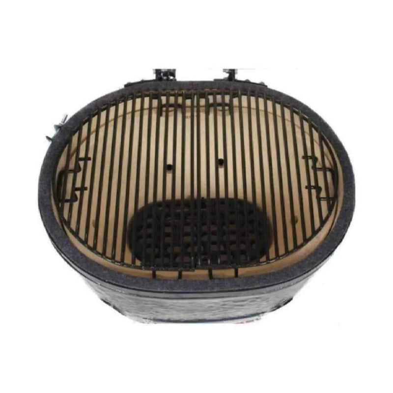 Primo Oval XXL All-In-One Ceramic Charcoal Grill [PGCXXLC] (SAK86742) by SAKSBY WHOLESALE