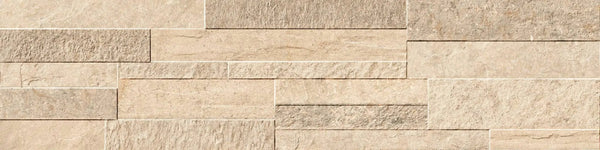 Veneer World Pro Ledgestone Alpine Desert Quartz Look Porcelain Accent Tiles 6x24