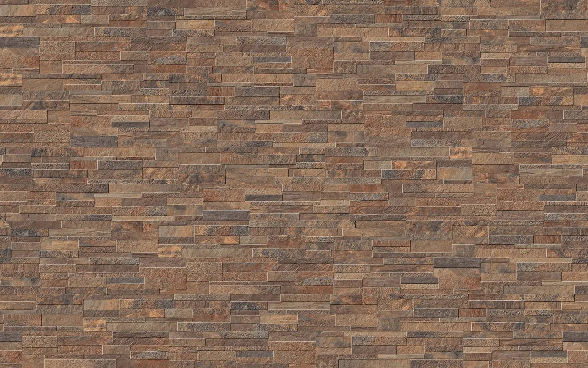 Veneer World Pro Ledgestone Canyon Summer Slate Look Porcelain Accent Tiles 6x24 by landmarkceramics