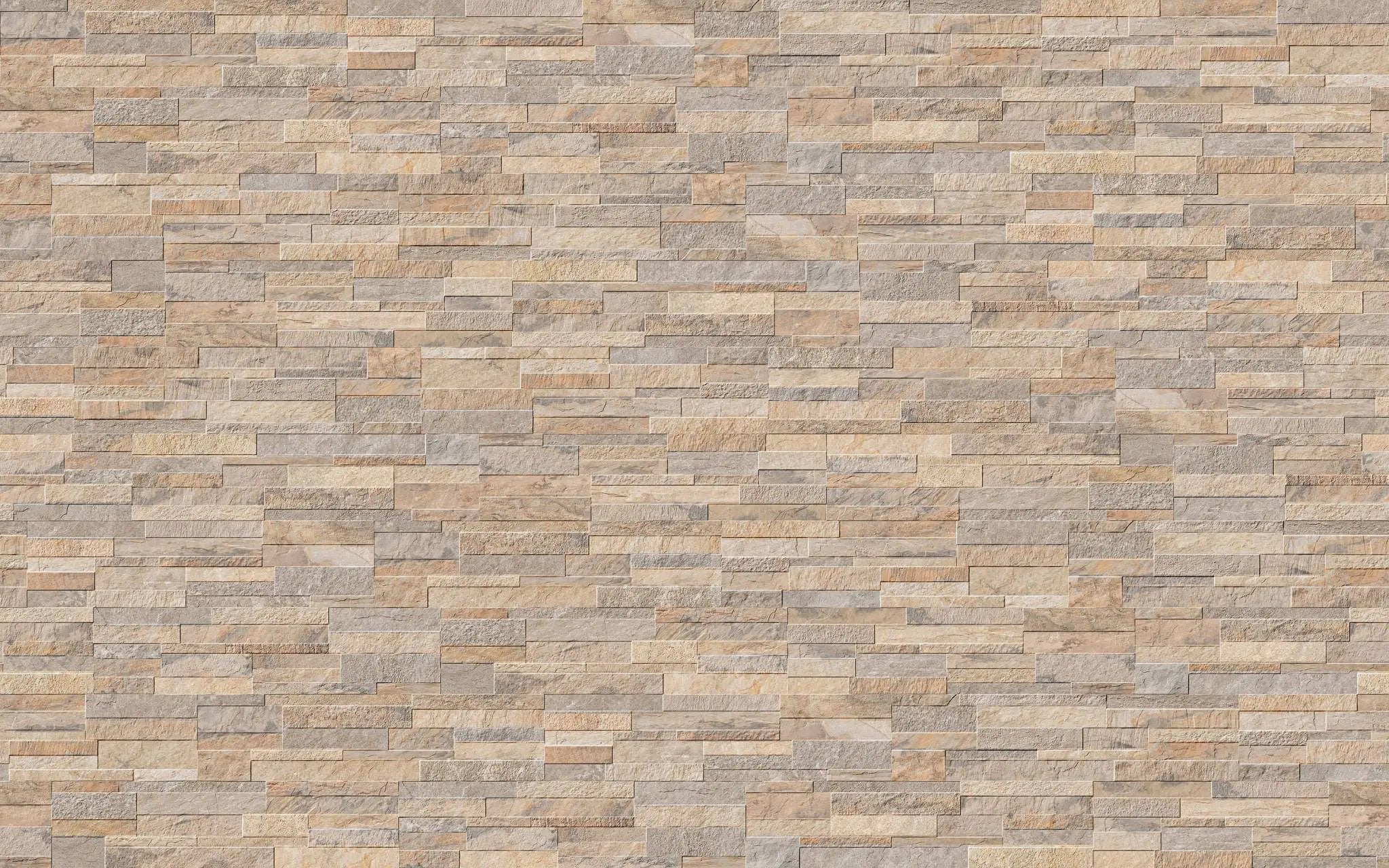 Veneer World Pro Ledgestone Ridge Beige Corner Quartz Look Porcelain Moldings 5.75x24 by landmarkceramics