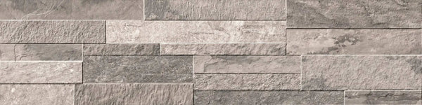 Veneer World Pro Ledgestone Ridge Grey Smart-corner Quartz Look Porcelain Moldings 5.75x24