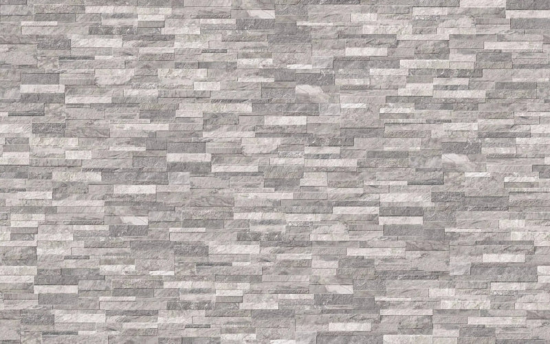 Veneer World Pro Ledgestone Ridge Grey Smart-corner Quartz Look Porcelain Moldings 5.75x24 by landmarkceramics