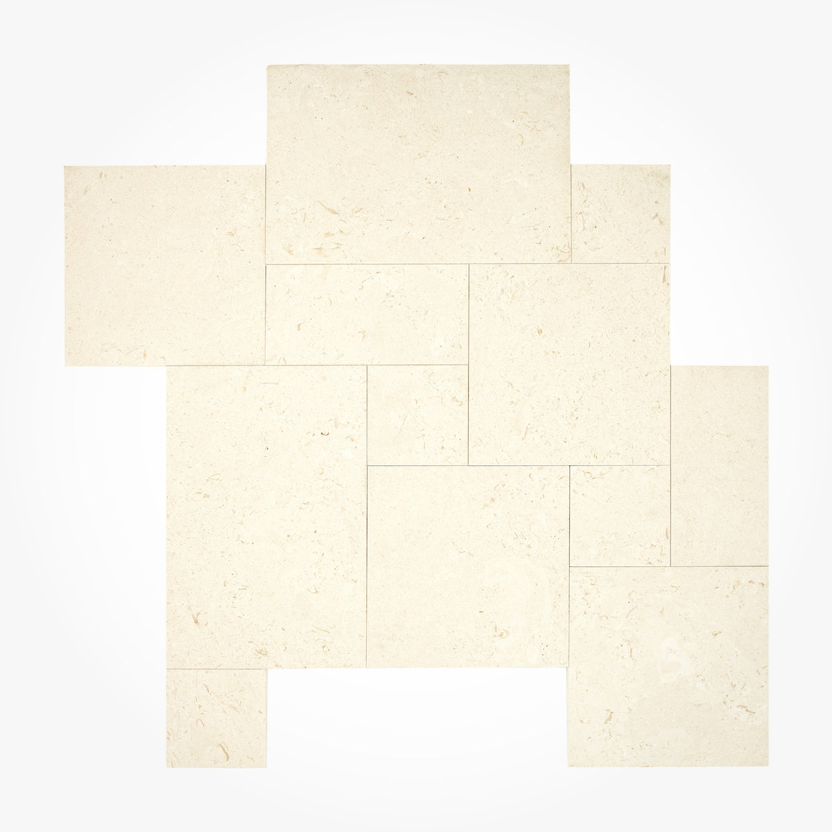 Myra Shellstone Brushed Limestone Pavers 18x36