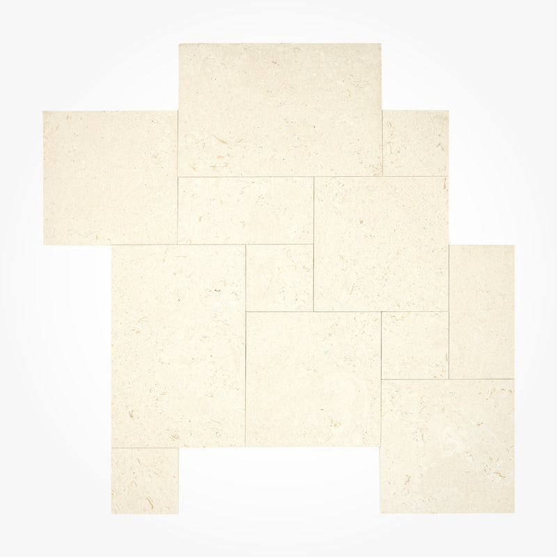 Myra Shellstone Brushed Limestone Pavers 18x36