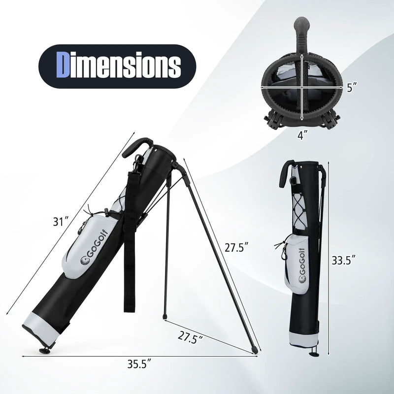 Golf Stand Bag Lightweight Golf Bag for The Driving Range by DirectDeals