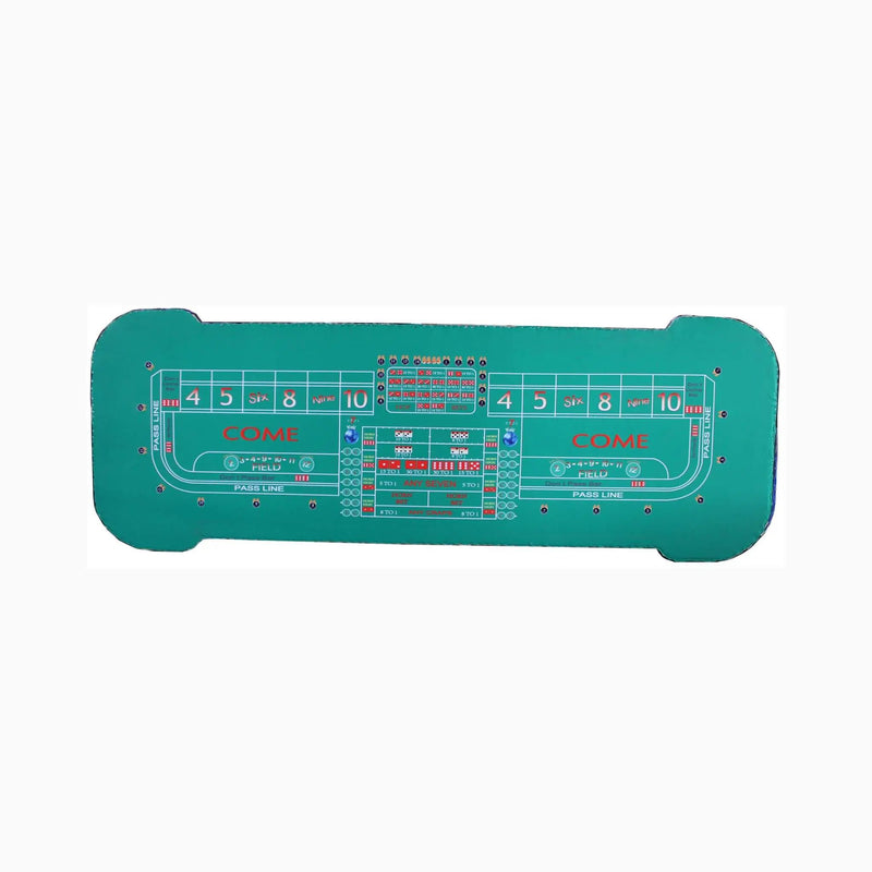Professional 12FT Craps Table With Full Drink Rail And Padded Rim Cover (SAK76258) by SAKSBY WHOLESALE