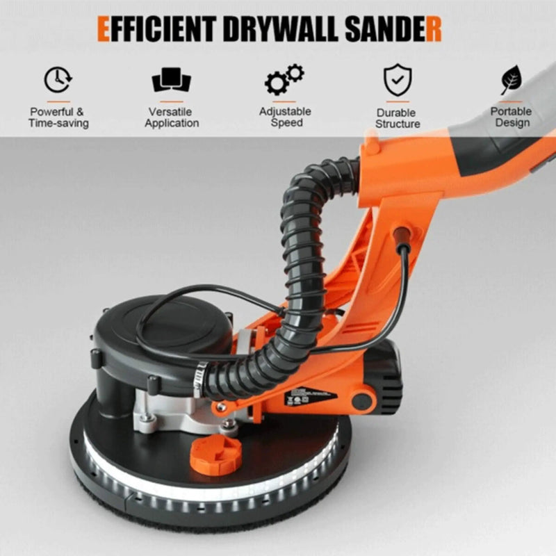 Professional Electric Drywall Ceiling Pole Sander W/ Vacuum, 750W (SAK97855) by SAKSBY WHOLESALE