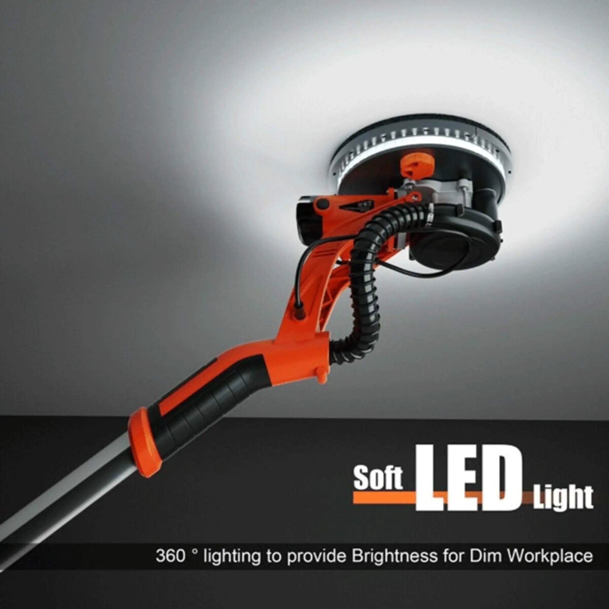 Professional Electric Drywall Ceiling Pole Sander W/ Vacuum, 750W (SAK97855) by SAKSBY WHOLESALE