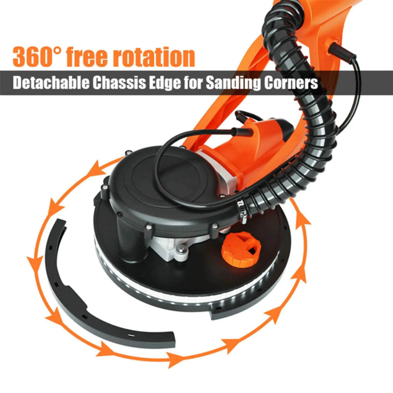 Professional Electric Drywall Ceiling Pole Sander W/ Vacuum, 750W (SAK97855) by SAKSBY WHOLESALE