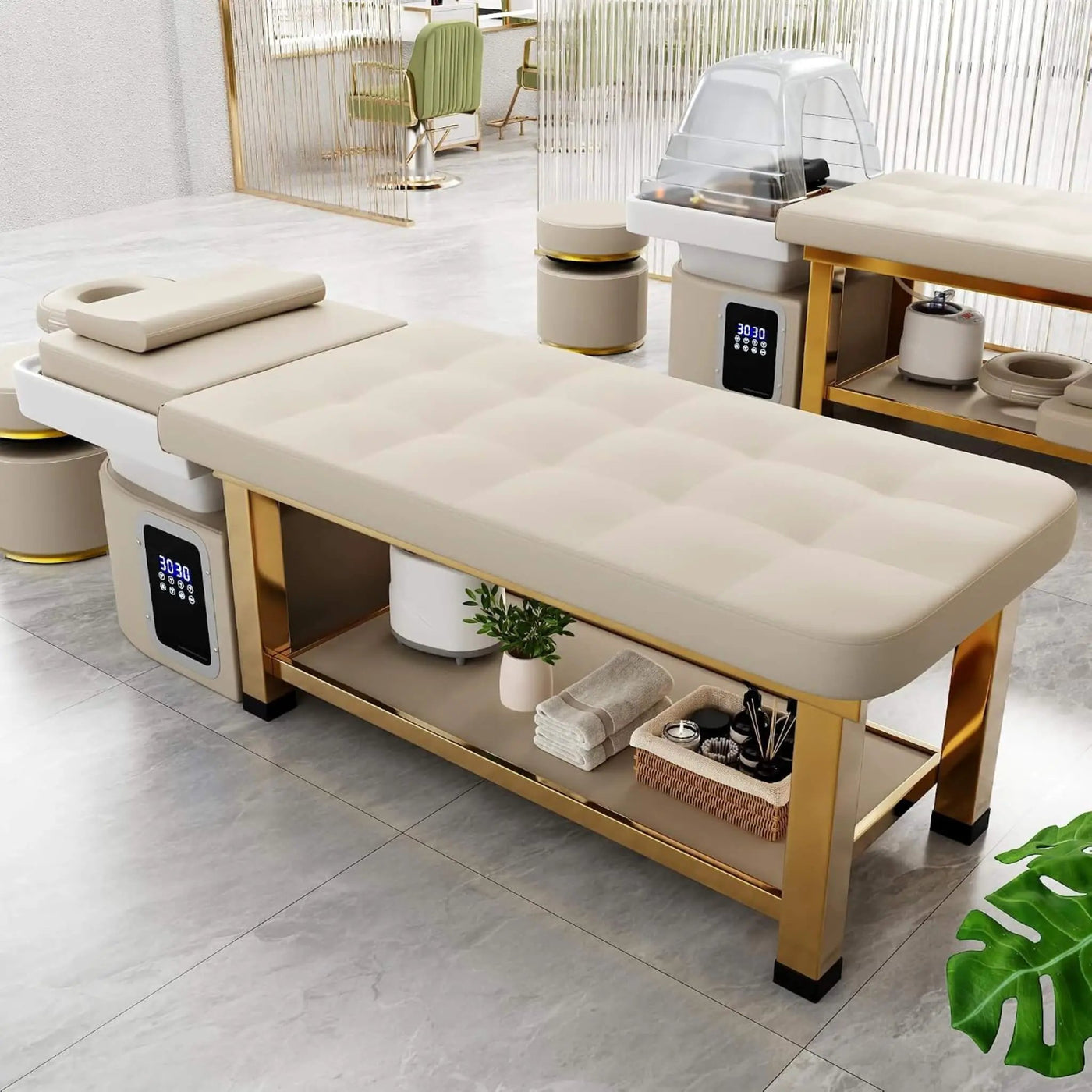 Professional Massage Table With Shampoo Basin And Water Circulation System (SAK24689) by SAKSBY WHOLESALE