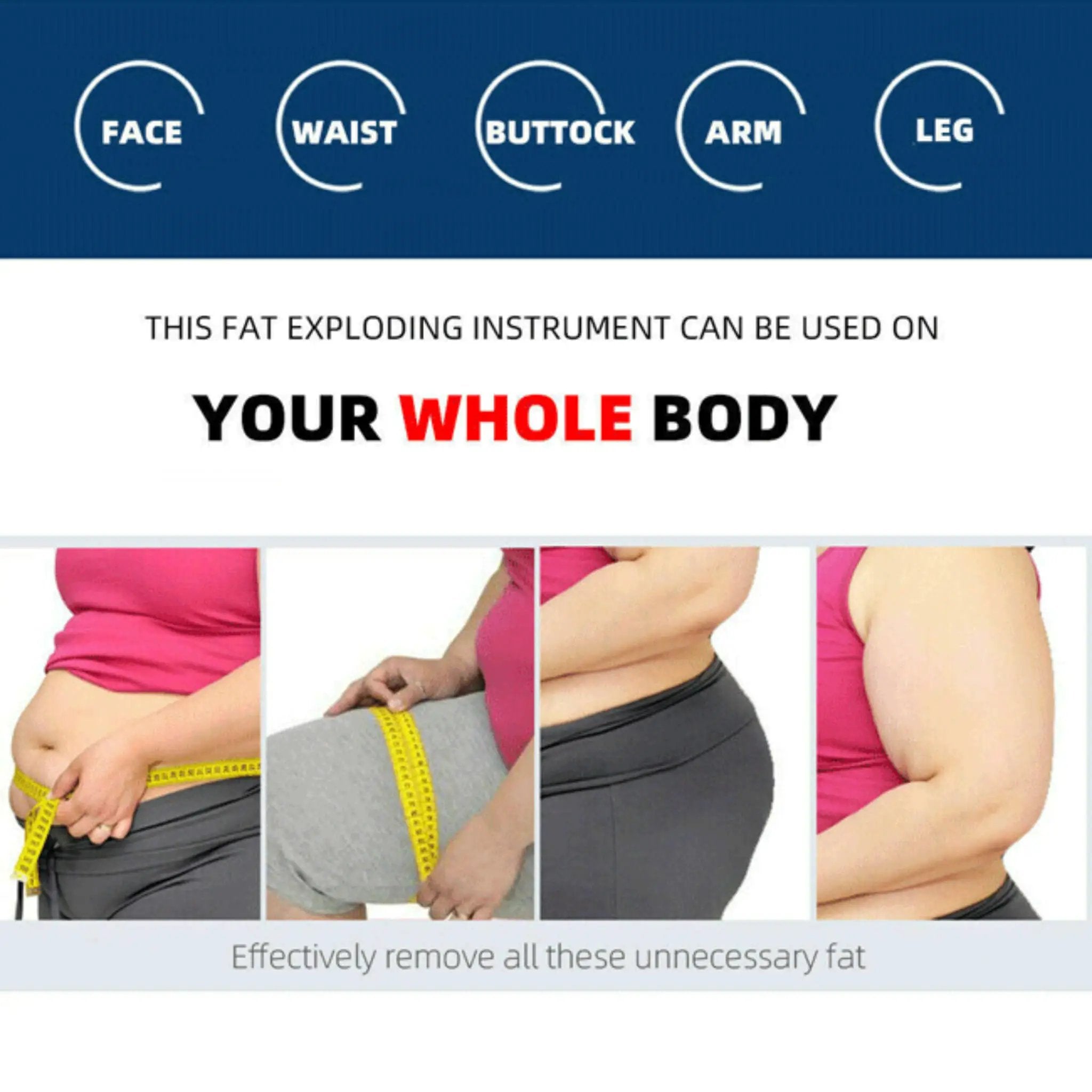 Professional Ultrasonic Cavitation RF Laser Lipo Machine - Fat Reduction & Weight Loss (SAK95112) by SAKSBY WHOLESALE
