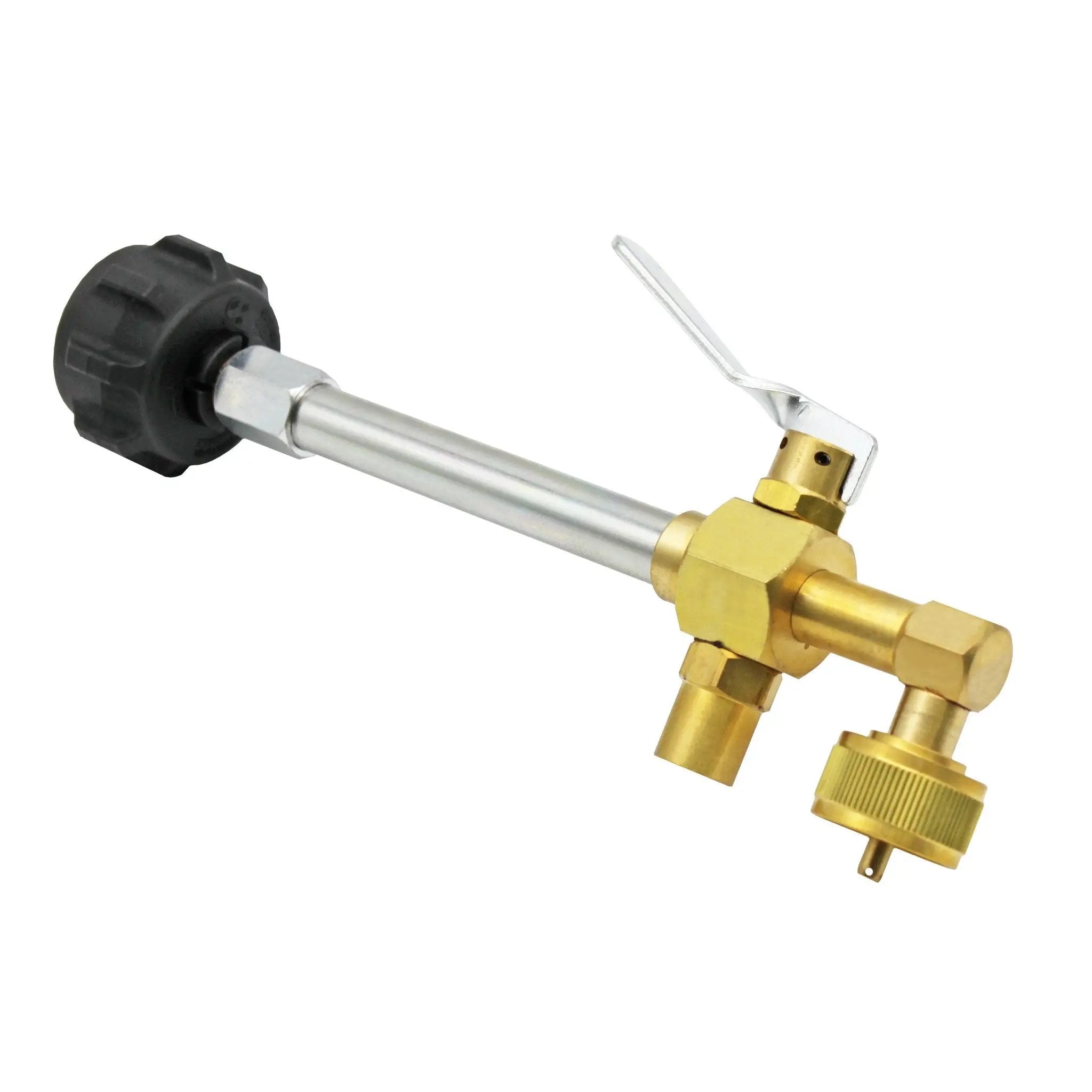 Propane Fitting Adapter Valve for 1LB Refillable Tank Cylinders by Flame King Products