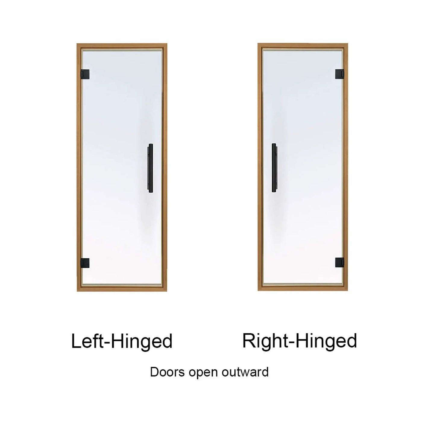 Prosaunas 24X73-Inch Aspen Prehung Tinted Glass Sauna Door (SAK35741) by SAKSBY WHOLESALE