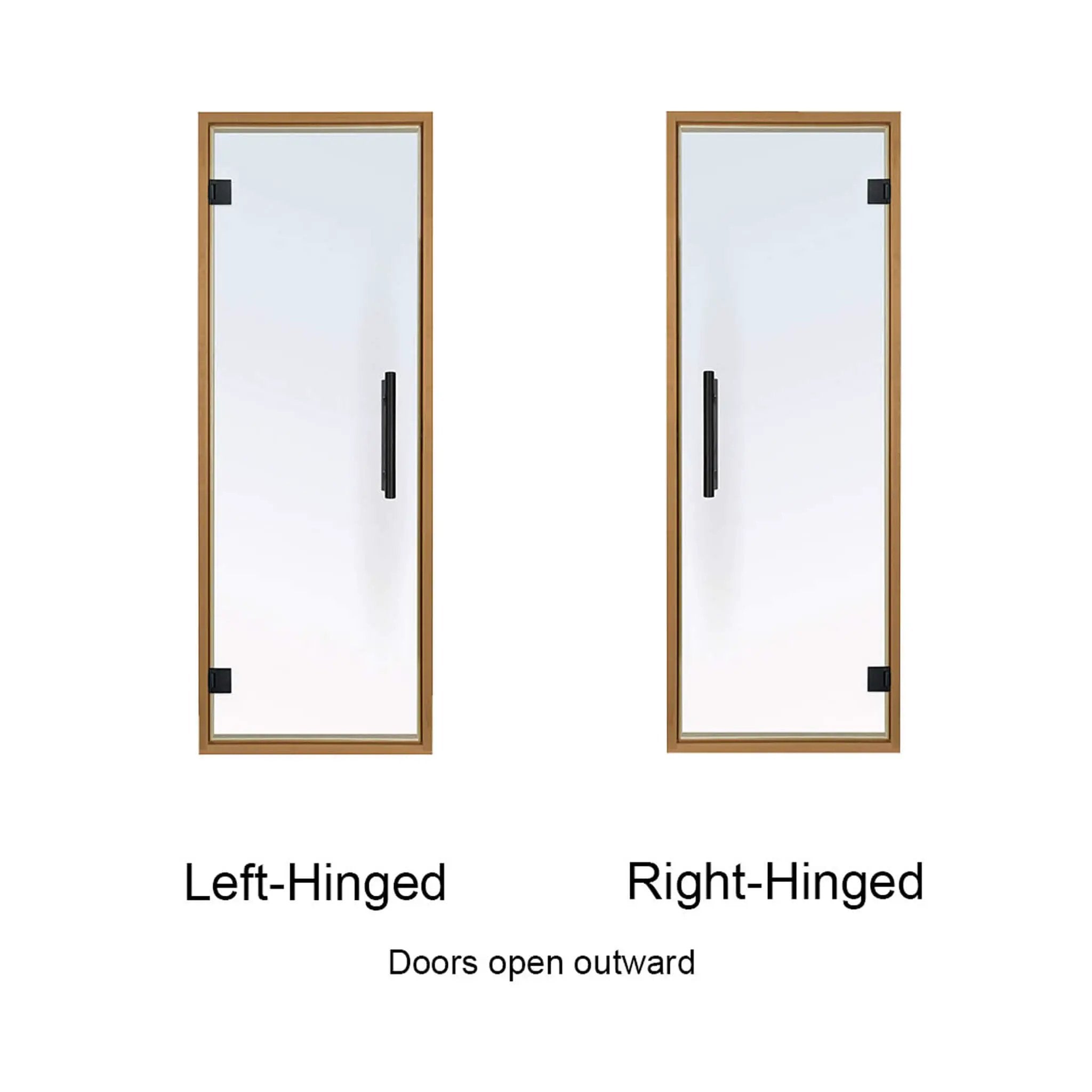 Prosaunas 24X73-Inch Aspen Prehung Tinted Glass Sauna Door (SAK35741) by SAKSBY WHOLESALE