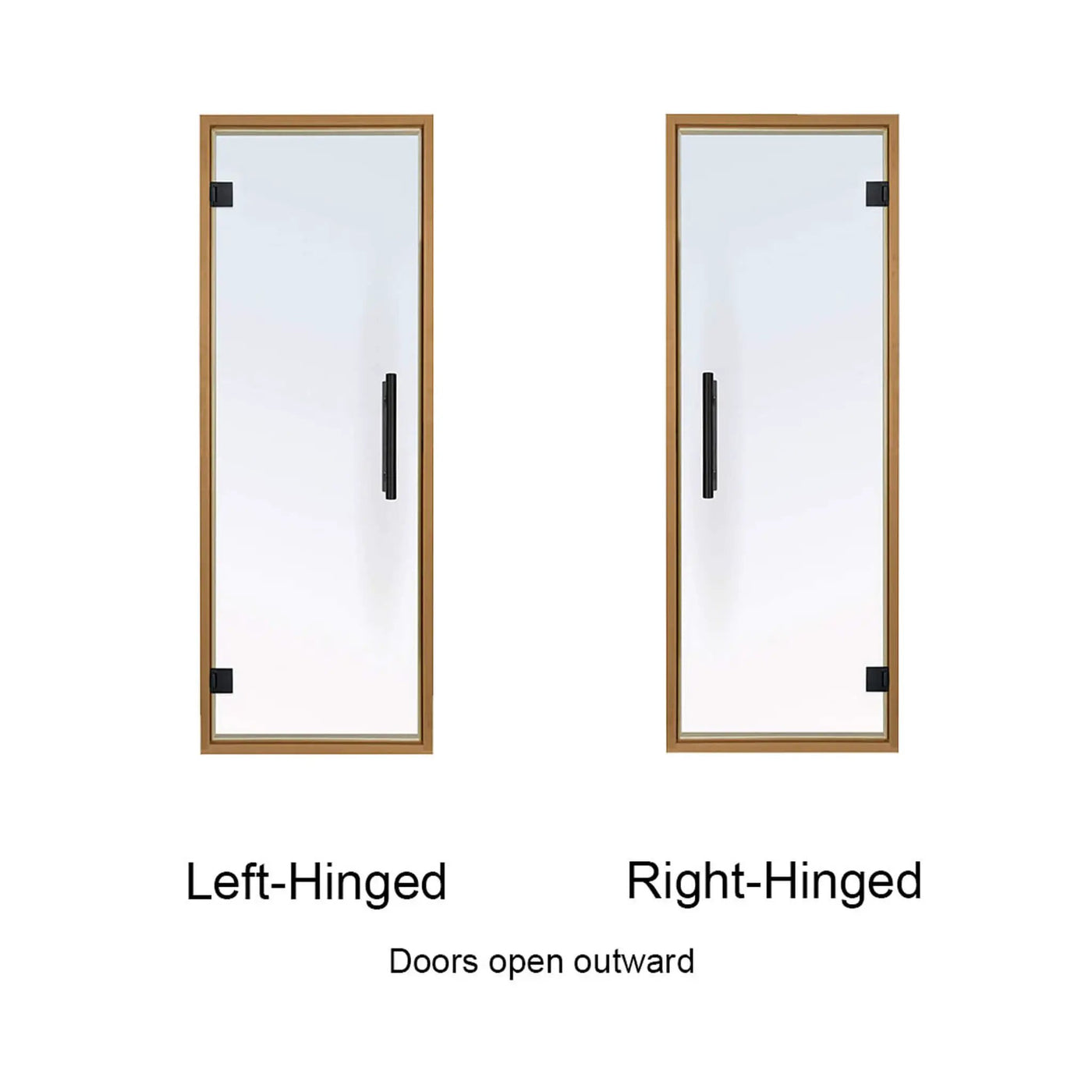 Prosaunas 24X73-Inch Thermo-Aspen Prehung Clear Glass Sauna Door (SAK17254) by SAKSBY WHOLESALE