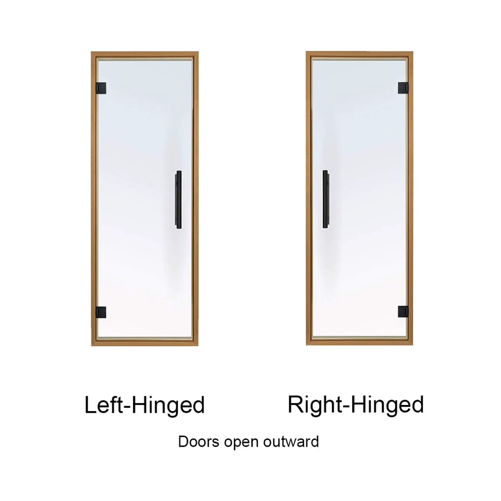 Prosaunas 24X73-Inch Thermo-Aspen Prehung Tinted Glass Sauna Door (SAK69152) by SAKSBY WHOLESALE