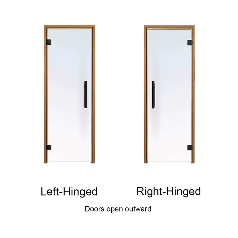 Prosaunas 24X81-Inch Thermo-Aspen Prehung Clear Glass Sauna Door (SAK13651) by SAKSBY WHOLESALE
