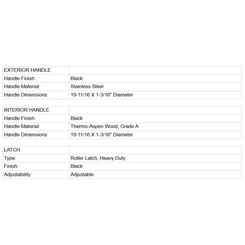 Prosaunas 24X81-Inch Thermo-Aspen Prehung Clear Glass Sauna Door (SAK13651) by SAKSBY WHOLESALE