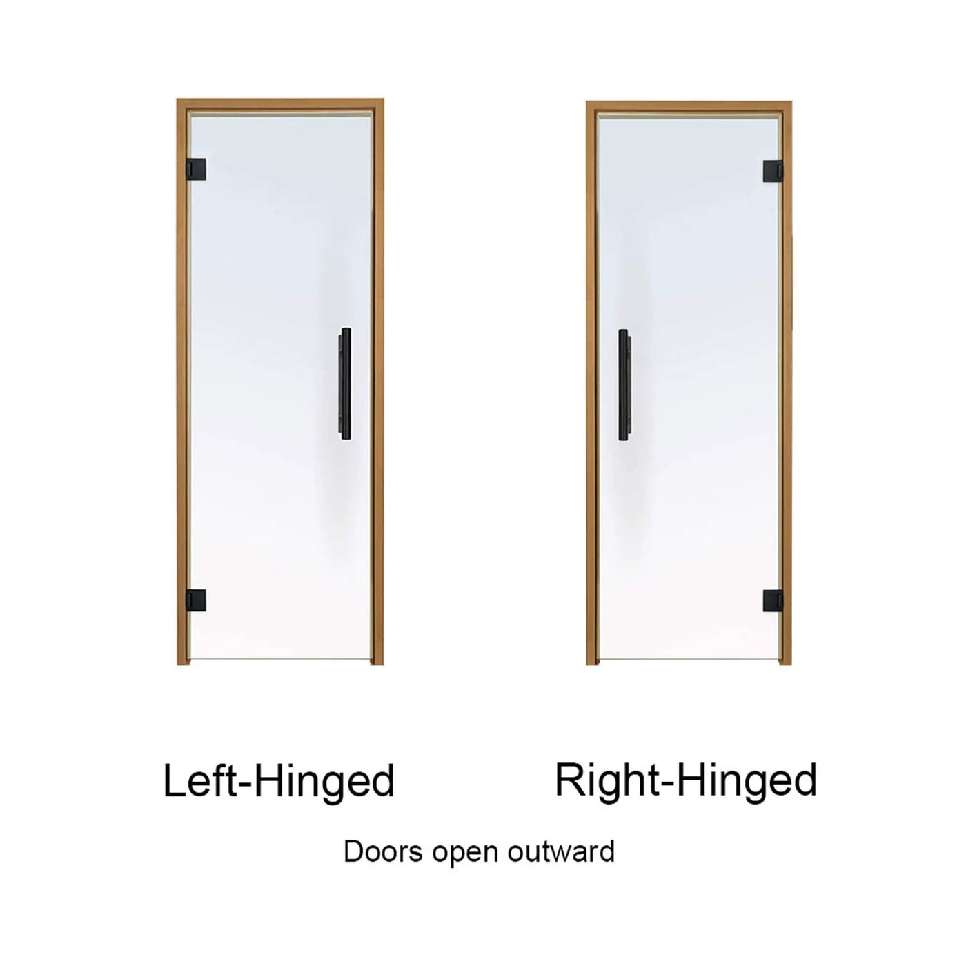 Prosaunas 24X81-Inch Thermo-Aspen Prehung Tinted Glass Sauna Door (SAK51863) by SAKSBY WHOLESALE
