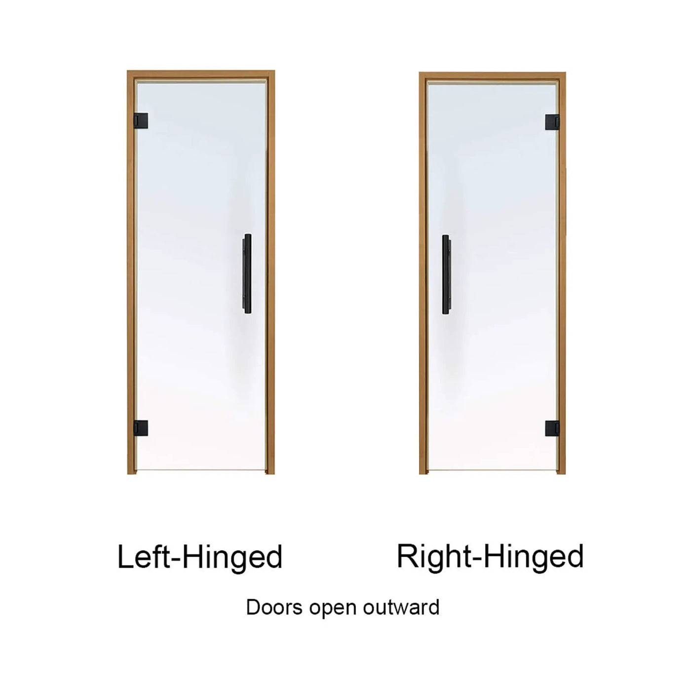 Prosaunas 36X81-Inch Thermo-Aspen Prehung ADA Tinted Glass Sauna Door (SAK73180) by SAKSBY WHOLESALE