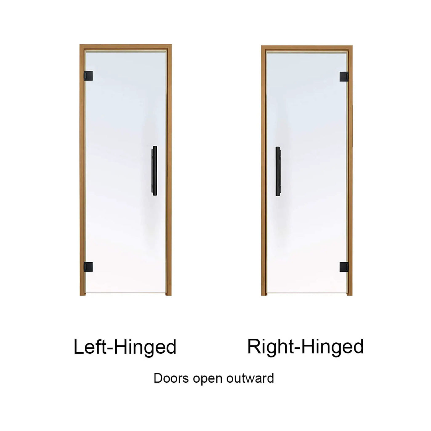 Prosaunas 36X81-Inch Thermo-Aspen Clear ADA Glass Sauna Door (SAK75841) by SAKSBY WHOLESALE