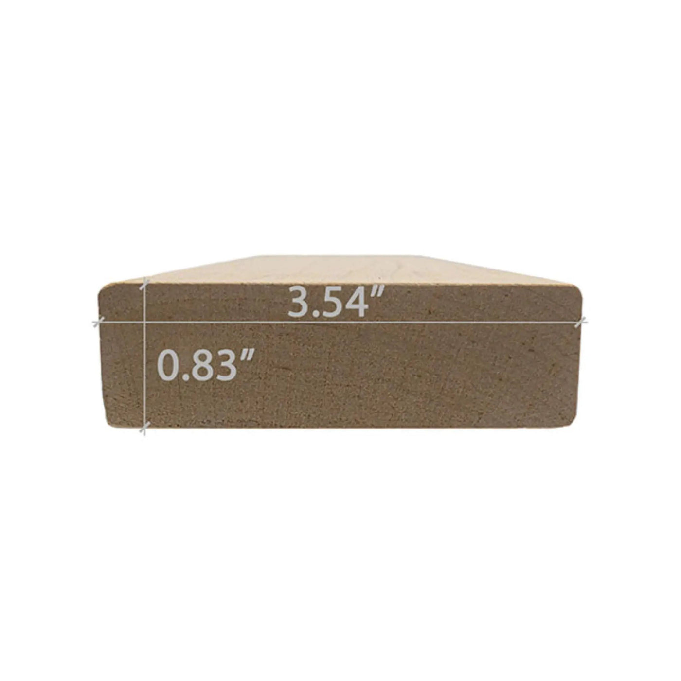Prosaunas Alder 1X4 S4SEE SHP Sauna Bench Wood [Untreated] (SAK62043) by SAKSBY WHOLESALE