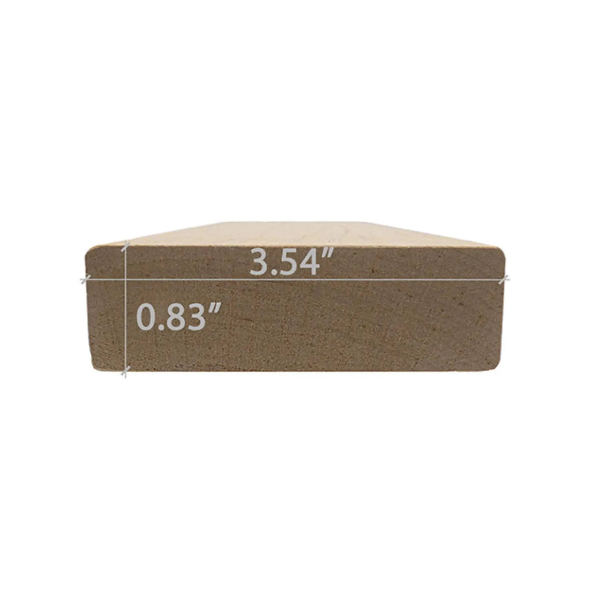 Prosaunas Alder 1X4 S4SEE SHP Sauna Bench Wood [Untreated] (SAK62043) by SAKSBY WHOLESALE