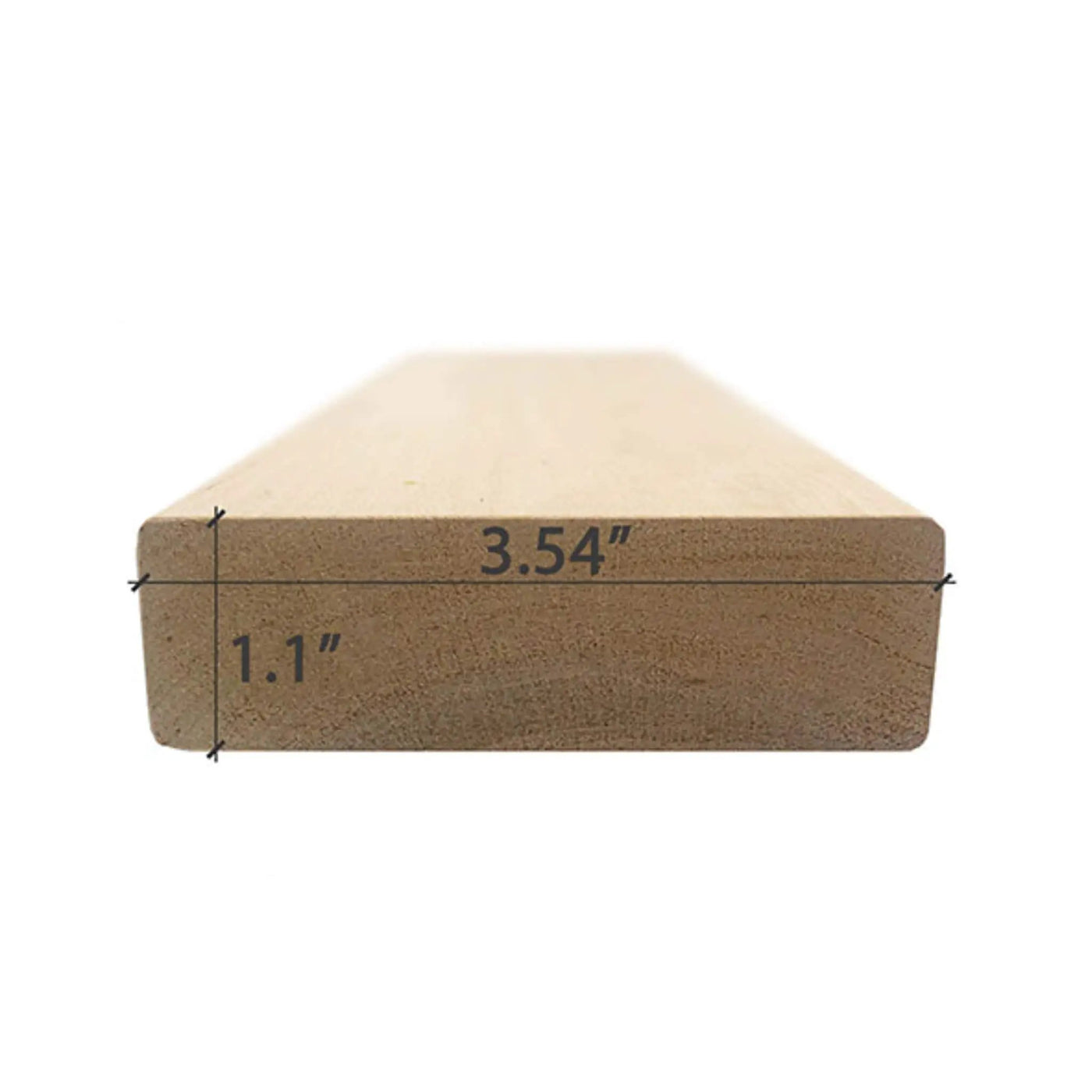 Prosaunas Alder 2X4 S4SEE SHP 4-Sides Eased Edges Sauna Bench Wood [Untreated] (SAK72415) by SAKSBY WHOLESALE