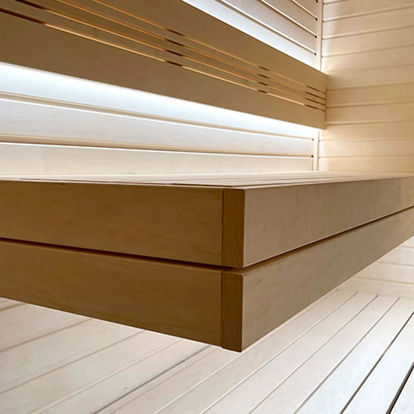Prosaunas Aspen 2X4 S4SEE SHP Sauna Bench Wood With Smooth 4 Sides Eased Edges [Untreated] (SAK36780) by SAKSBY WHOLESALE