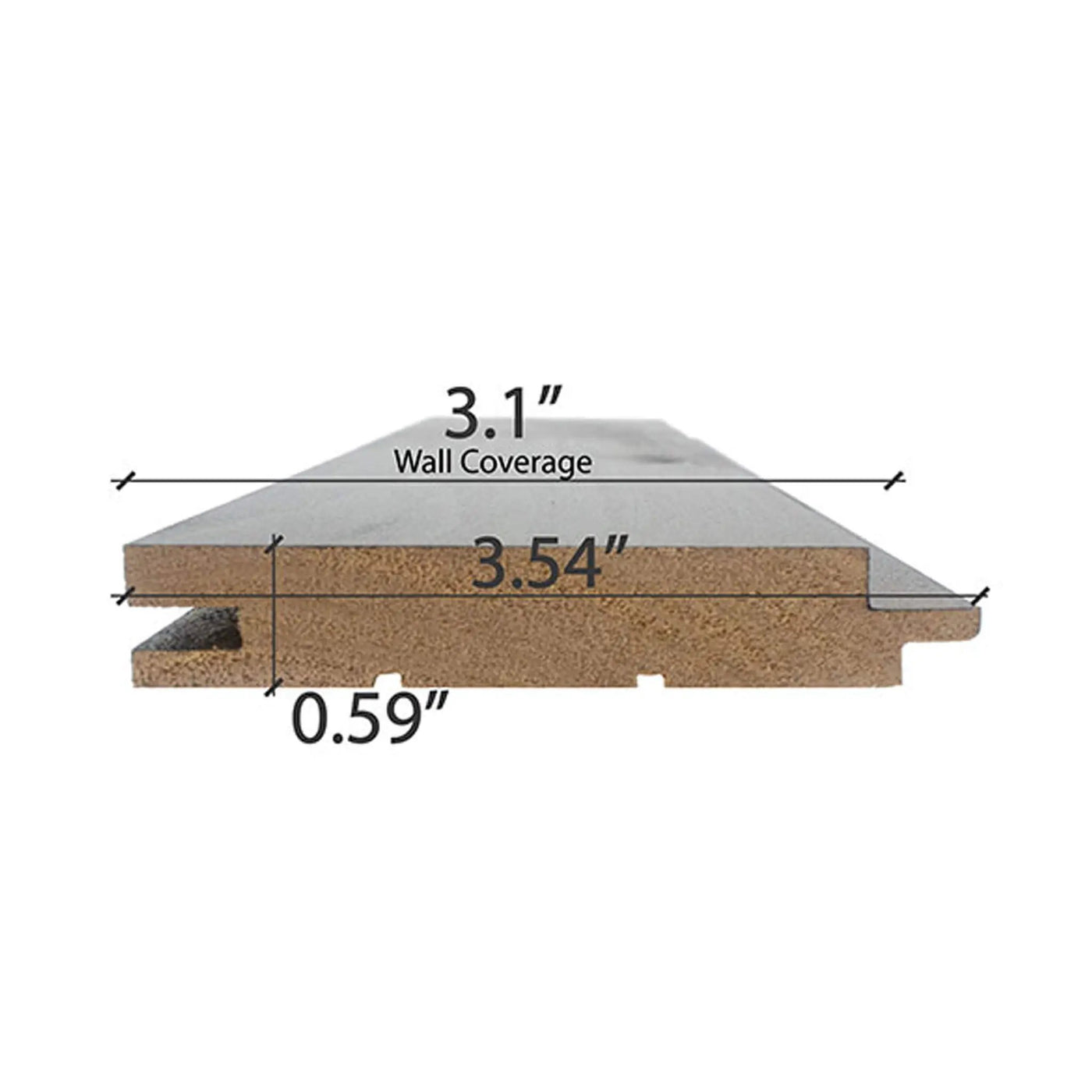Prosaunas Aspen Midnight Black 1X4 T&G STS4 Sauna Wall Wood [Wax-Coated] (SAK57186) by SAKSBY WHOLESALE