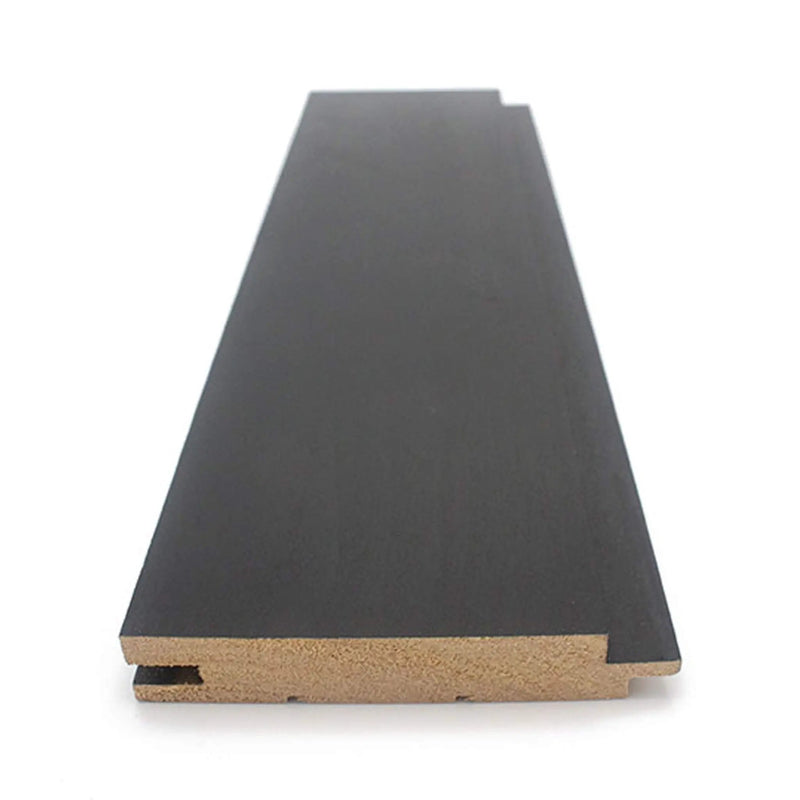 Prosaunas Aspen Midnight Black 1X4 T&G STS4 Sauna Wall Wood [Wax-Coated] (SAK57186) by SAKSBY WHOLESALE