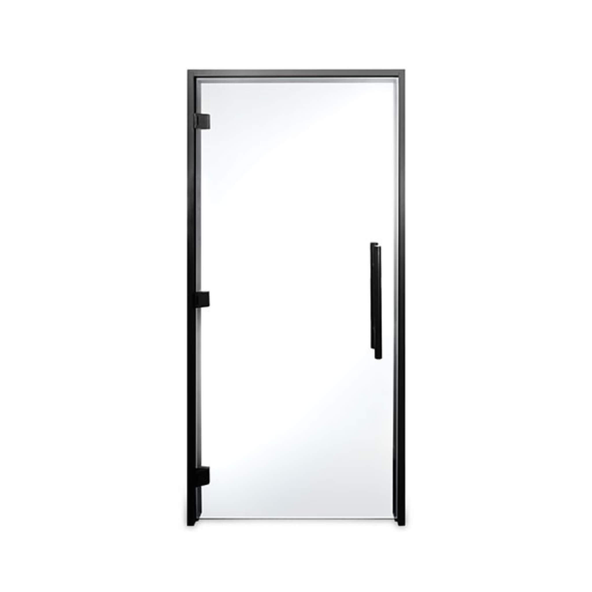 Prosaunas 36X81-Inch Black Alder Clear Prehung ADA Glass Sauna Door (SAK15497) by SAKSBY WHOLESALE