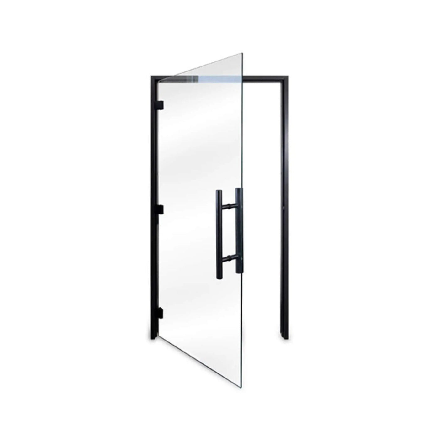 Prosaunas 36X81-Inch Black Alder Clear Prehung ADA Glass Sauna Door (SAK15497) by SAKSBY WHOLESALE