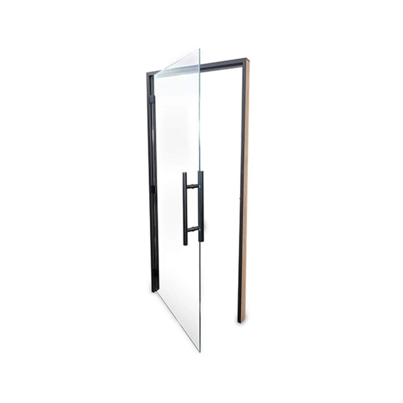 Prosaunas 36X81-Inch Black Alder Clear Prehung ADA Glass Sauna Door (SAK15497) by SAKSBY WHOLESALE