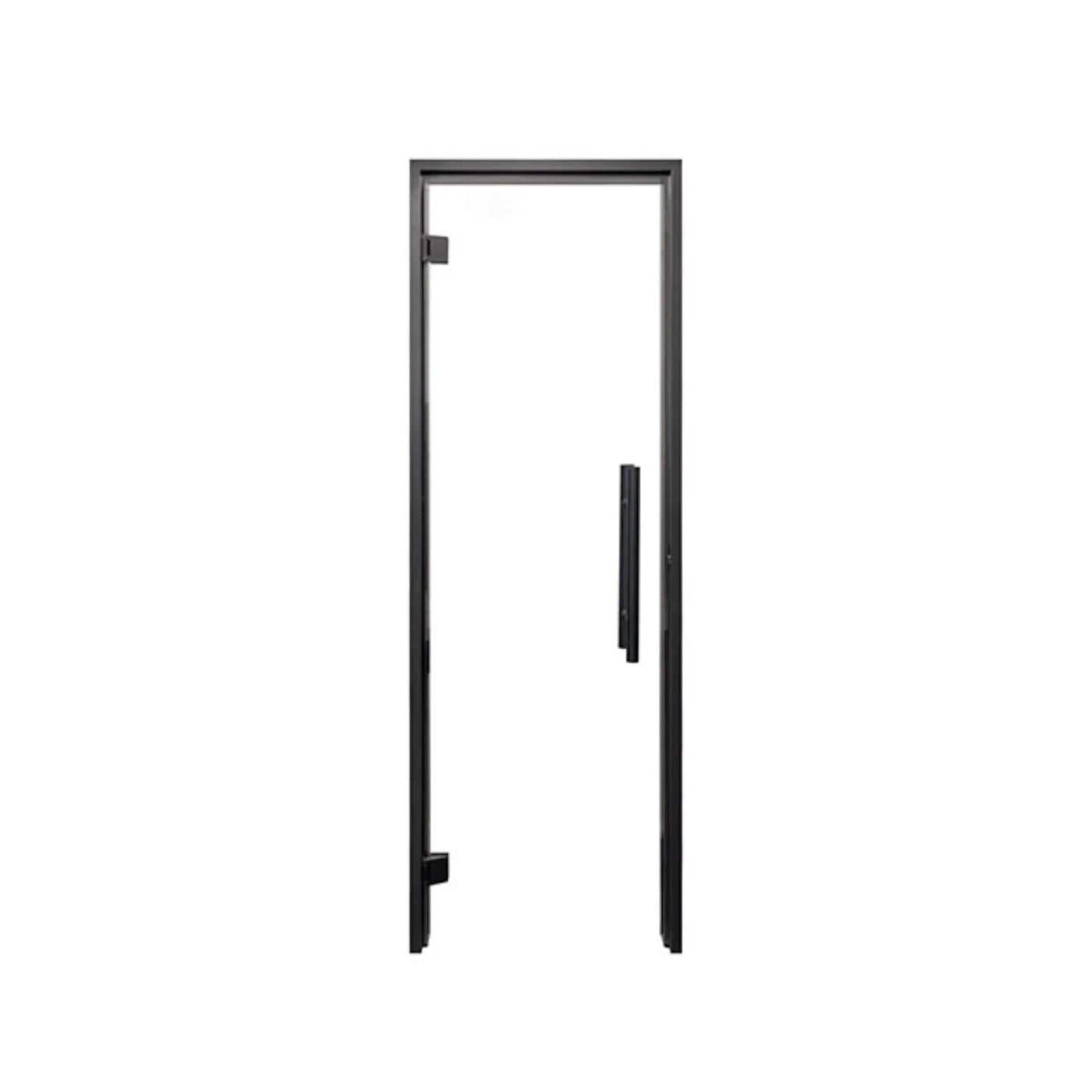 Prosaunas 24X81-Inch Black Alder Clear Glass Sauna Door (SAK38670) by SAKSBY WHOLESALE