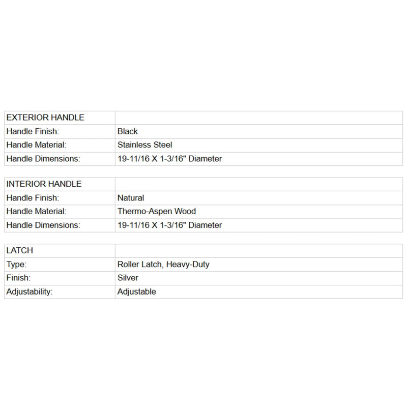 Prosaunas 36X81-Inch Black Alder Prehung ADA Tinted Glass Sauna Door (SAK19732) by SAKSBY WHOLESALE