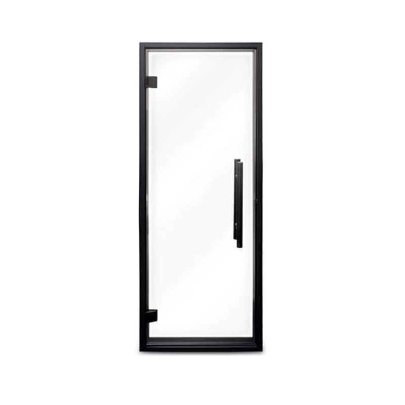 Prosaunas 24X73-Inch Black Alder Prehung Clear Glass Sauna Door (SAK67491) by SAKSBY WHOLESALE