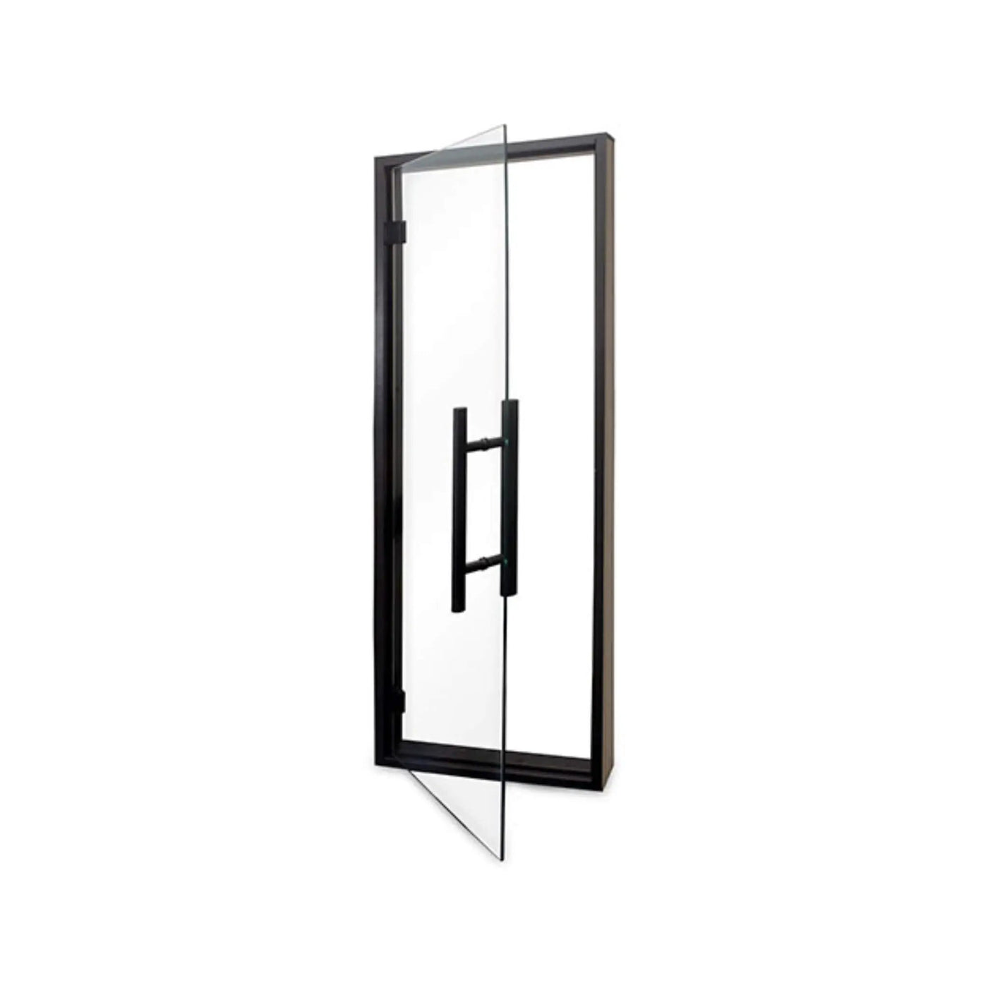 Prosaunas 24X73-Inch Black Alder Prehung Clear Glass Sauna Door (SAK67491) by SAKSBY WHOLESALE