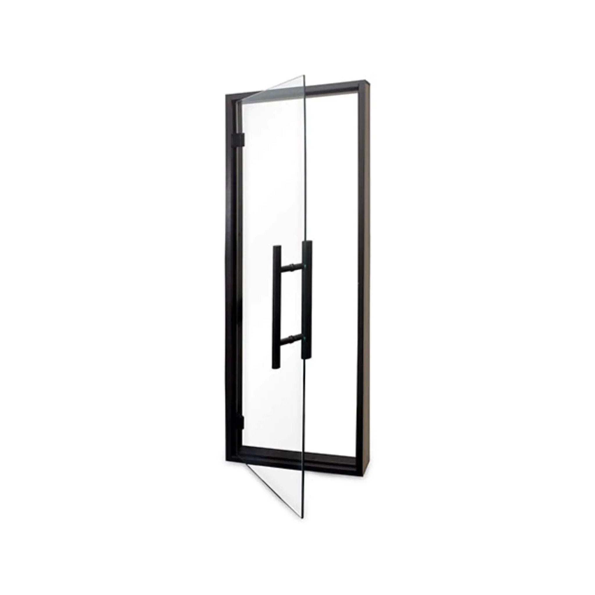 Prosaunas 24X73-Inch Black Alder Prehung Clear Glass Sauna Door (SAK67491) by SAKSBY WHOLESALE