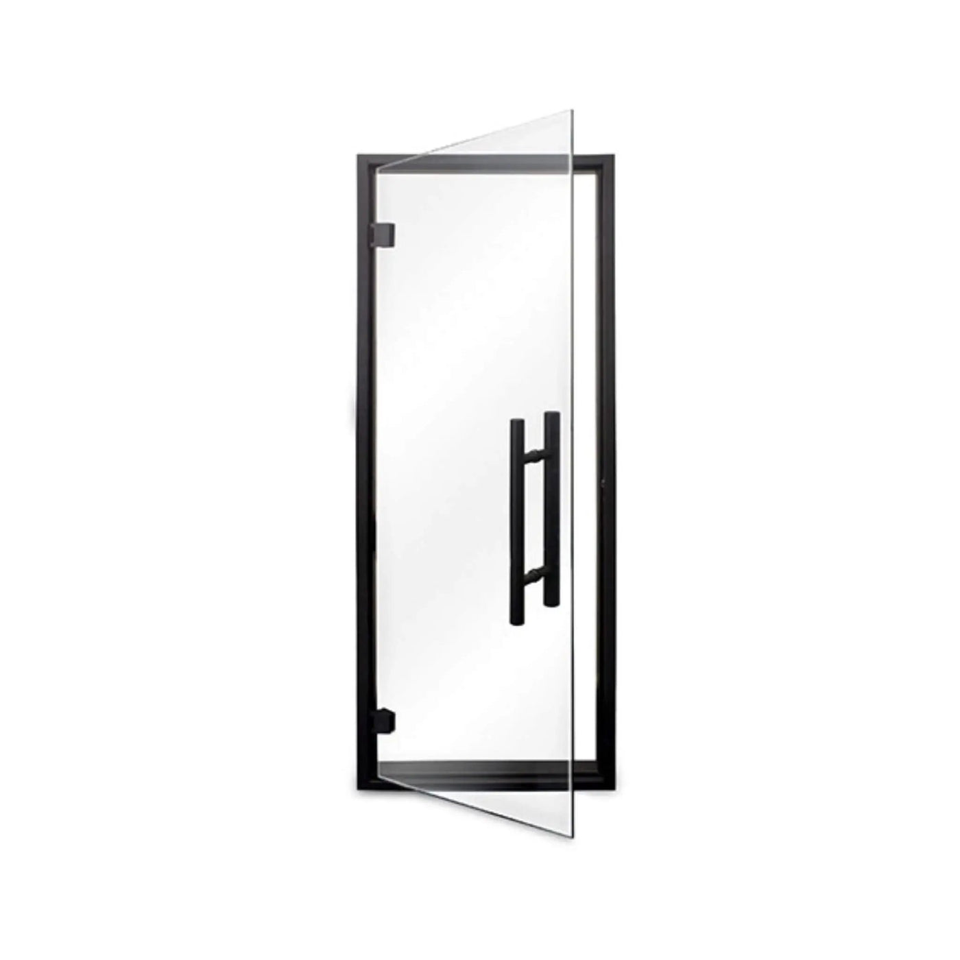 Prosaunas 24X73-Inch Black Alder Prehung Clear Glass Sauna Door (SAK67491) by SAKSBY WHOLESALE