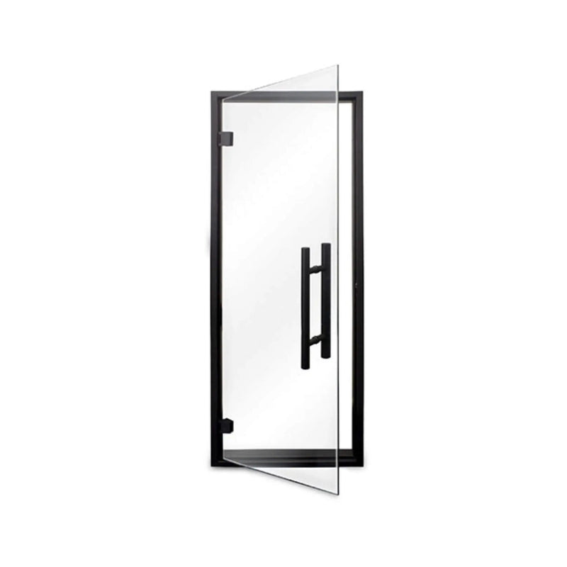 Prosaunas 24X73-Inch Black Alder Prehung Clear Glass Sauna Door (SAK67491) by SAKSBY WHOLESALE